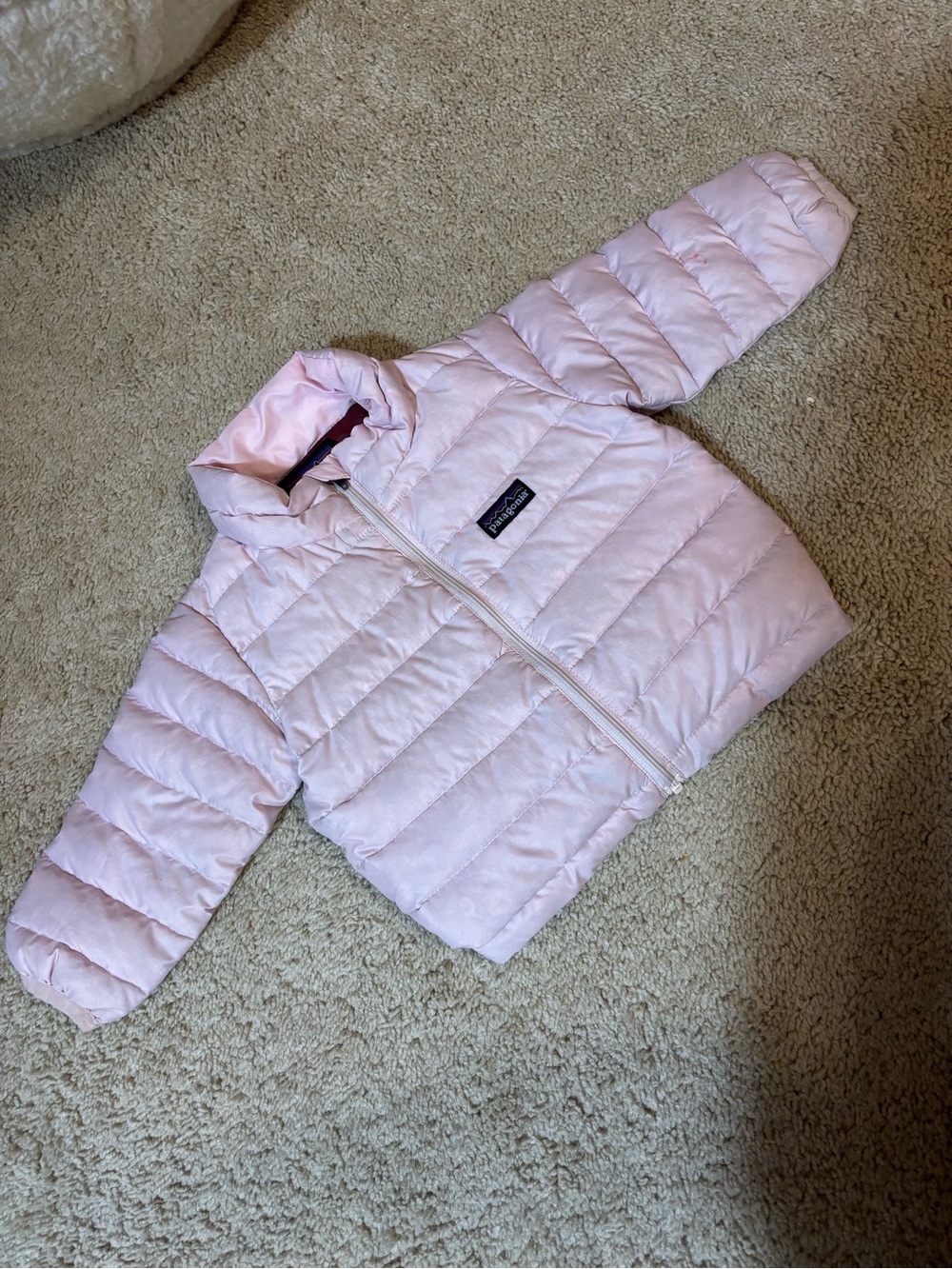 Patagonia Baby Light Pink Puffer Jacket 6M
